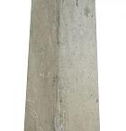 Betonpoer L, 18 x 18 x 50 cm, taps, bovenzijde 15 x 15 cm, schroefdraad M16, grijs.