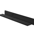 Vuren geschaafd blokhutprofiel 2,8 X 14,5 X 500 cm, zwart gedompeld.