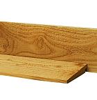 Douglas Zweeds rabat 1 zijde geschaafd, 1 zijde fijnbezaagd 1,1-2,7 x 19,5 x 500 cm, groen geïmpregneerd.