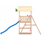 Douglas speeltoestel Kopervik met XXL blauwe glijbaan.