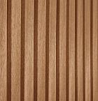 Set planken voor wand B met Thermo Triple profiel, ayous, hoogte 224 cm.