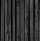 Triple profiel vuren plankenset bij wand E, 371 x 224 cm, zwart geïmpregneerd.