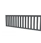 Hekwerk recht vuren type B, 228,5 x 73 cm, antraciet gespoten.