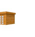 Douglas Topvision Roek, 298 x 298 cm, transparant gespoten.