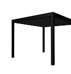 Buitenverblijf plat dak Allure I, douglas, basismodel XL/C, 303x353 cm, zwart geïmpregneerd.