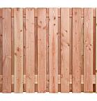 Douglas geschaafd plankenscherm 21-planks 16 mm, 180 x 130 cm t.b.v. betonsysteem, onbehandeld.