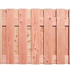 Douglas geschaafd plankenscherm 19-planks 16 mm, 180 x 90 cm, onbehandeld.