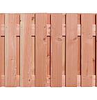 Douglas geschaafd plankenscherm 21-planks 16 mm, 180 x 90 cm tbv betonsysteem, onbehandeld