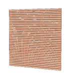 Douglas tuinscherm Elan Excellent, 180 x 180 x 4,2 cm, onbehandeld.