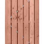 Douglas fijnbezaagde plankendeur op verstelbaar stalen frame, 15 mm, 100 x 195 cm, onbehandeld.