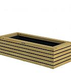 Bloembak Elan 120 Excellent, 120 x 50 x 30 cm, groen geïmpregneerd.