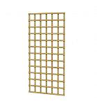 Vuren Trellis de Luxe, 90 x 180 cm, groen geïmpregneerd.