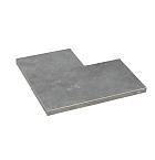 Blue Stone strook gezoet 30 cm breed hoekstuk 50/30x3 cm.