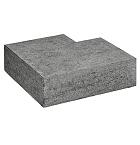 Blue Stone traptrede gevlamd & geborsteld hoekstuk 50/35x15 cm.