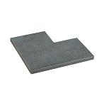 Orient Dark traptrede gezoet hoekstuk 50/35x15 cm.