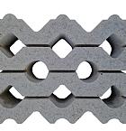 Grasbeton WaterWijs 40x60x12 cm grijs vlak (DR)