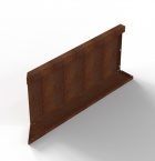 Bloembak Module+ Inwendig hoekpaneel (C) 90x42 cm R