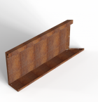 Bloembak Module+ Inwendig hoekpaneel (C) 90x42 cm L