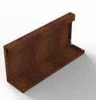 Bloembak Module+ Recht Paneel (A) 60x28 cm