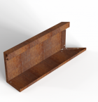 Bloembak Module+ Inwendig hoekpaneel (C) 60x28 cm L