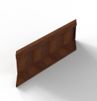 Bloembak Module+ Parallel paneel (E) 90x28 cm R