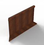 Bloembak Module+ Inwendig hoekpaneel (C) 90x56 cm R