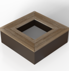 Zitbank | Vierkant | Douglas | 240x240x45,5 cm