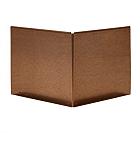 Uitwendige hoek | Kantopsluiting Single/Flex | Corten | 10 cm
