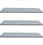 Vijverrand 100x25x3 cm Dark Grey (6 zijdes verzoet, 8 facetranden)