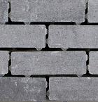 Eco Bricks | Veerse | Waterpasserend | Grijs/Zwart | Geïmpregneerd | 21x7x8 cm