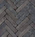 Retrostones Plus | Paars/Bruin | Getrommeld | 5x20x6,4 cm