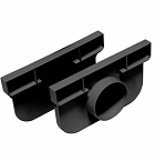 Top Drain | Set met 2 eindkappen, waarvan 1 met zijuitlaat mogelijkheid | ø 50mm