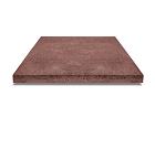 ArtiStone tegel zonder facet 60x60x5 Roodbruin