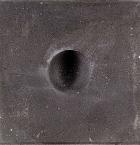 Knikkerpottegel | Zwart | 30x30x6 cm