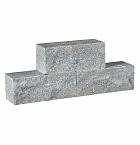 Natuursteen | Graniet Dark Grey | Donkergrijs | 30x12x12 cm | Stapelblok