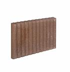 Mini Palissadeband | Bruin | 50x6x40 cm
