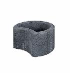 Beplantingselement | Moonflor | Zwart | 35x20 cm