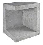 U-Element Hoek | Grijs | 40x40x50 cm