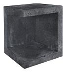 U-Element Hoek | Zwart | 40x40x50 cm
