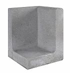 L-Element Hoek | Grijs | 30x30x50 cm