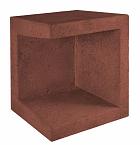 U-Element Hoek | Corten/Bruin | 40x40x50 cm