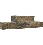 Split Wall | Earth | Antraciet/Taupe | 40x10x10 cm