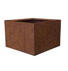 GL Bloembak | Cortenstaal | 90x90x60 cm