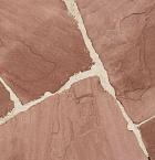 Flagstones per stuk | Weser (Duitsland) | Rood | 3-6 cm | Staptegel