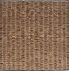 Natuurlijke schutting | Privat wilgenteenscherm ijzer frame | Donker Bruin | 180x180 cm