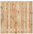 Tuinscherm | Grenen | Idaho 19 planks/15mm | Geschaafd/RVS | Groen | Geïmpregneerd | 180x180 cm