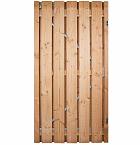 Deur met stalen frame | Douglas | Blank | Onbehandeld | 100x195 cm