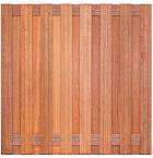 Scherm | Hardhout | Victor 17 planks | RVS Geschroefd  | 180x180 cm