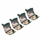 L-beslag t.b.v. houten paal | 4 stuks