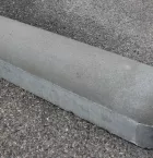 Parkeerstootband 20x20x100 dubbelzijdig grijs